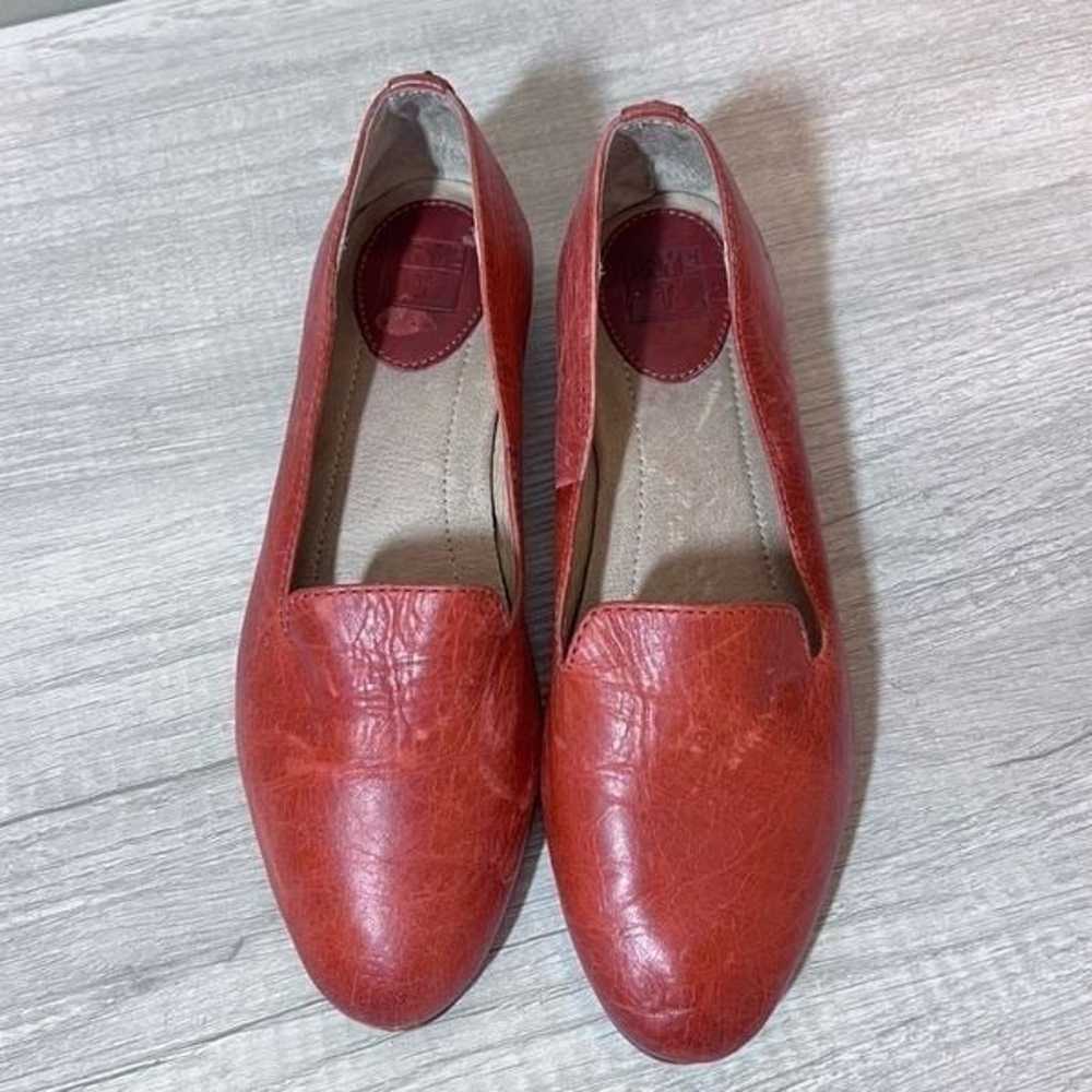 Frye Grace Venetian Leather Slip On Loafers Size … - image 5