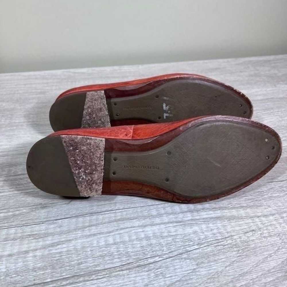 Frye Grace Venetian Leather Slip On Loafers Size … - image 7