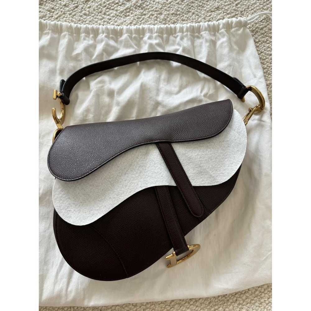 Dior Saddle leather handbag - image 5