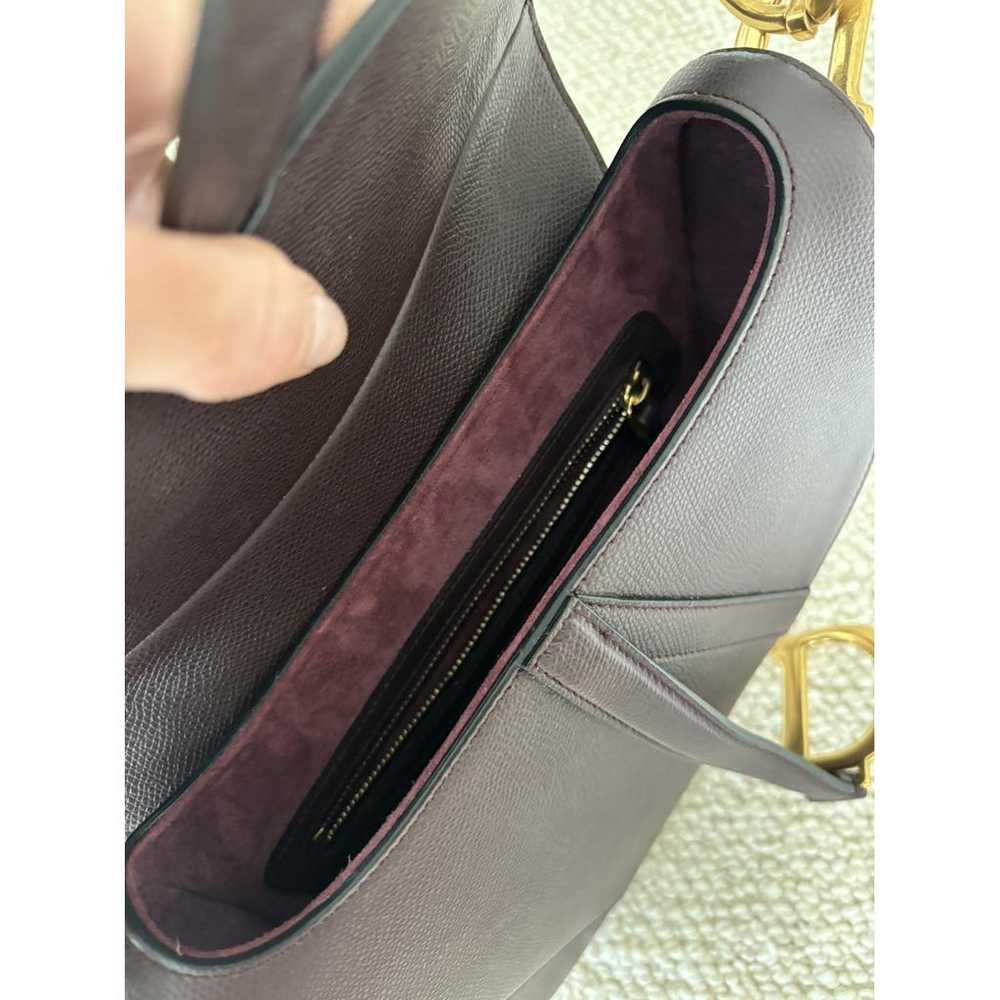 Dior Saddle leather handbag - image 7