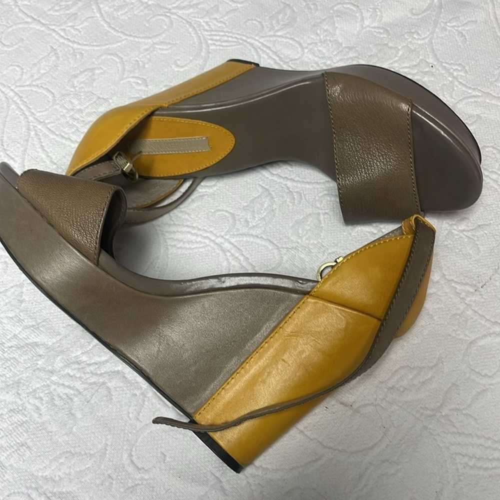 Banana Republic Color Block Wedge Style Heel Size… - image 2