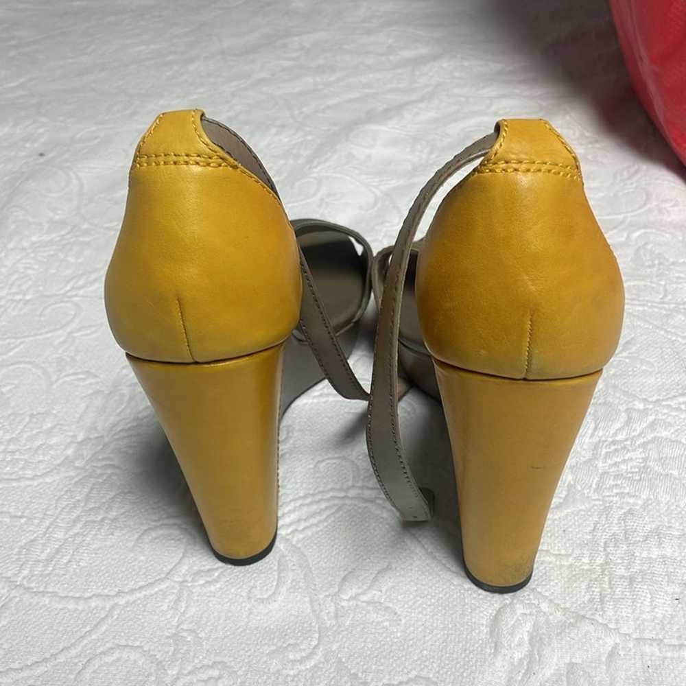 Banana Republic Color Block Wedge Style Heel Size… - image 3