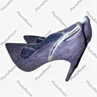 Marc Fisher Navy Blue Silver Accent  Heels