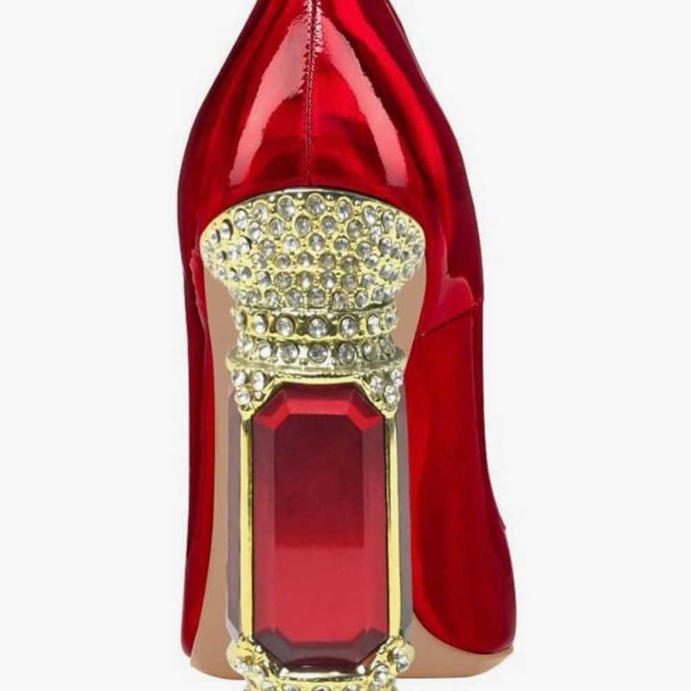 Modern Wizard of Oz Ruby Slippers Red Gem Chunky … - image 4