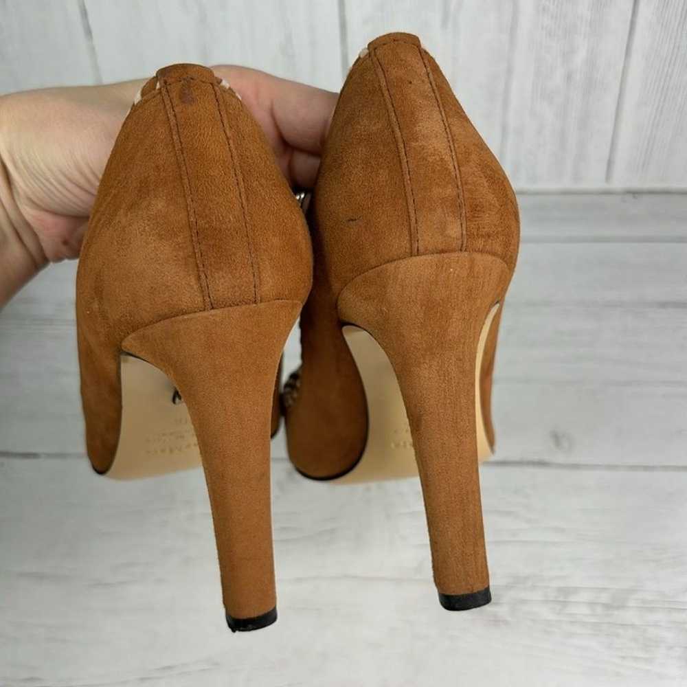 MaxMara Brown Suede Leather Pumps Heels in Womens… - image 5