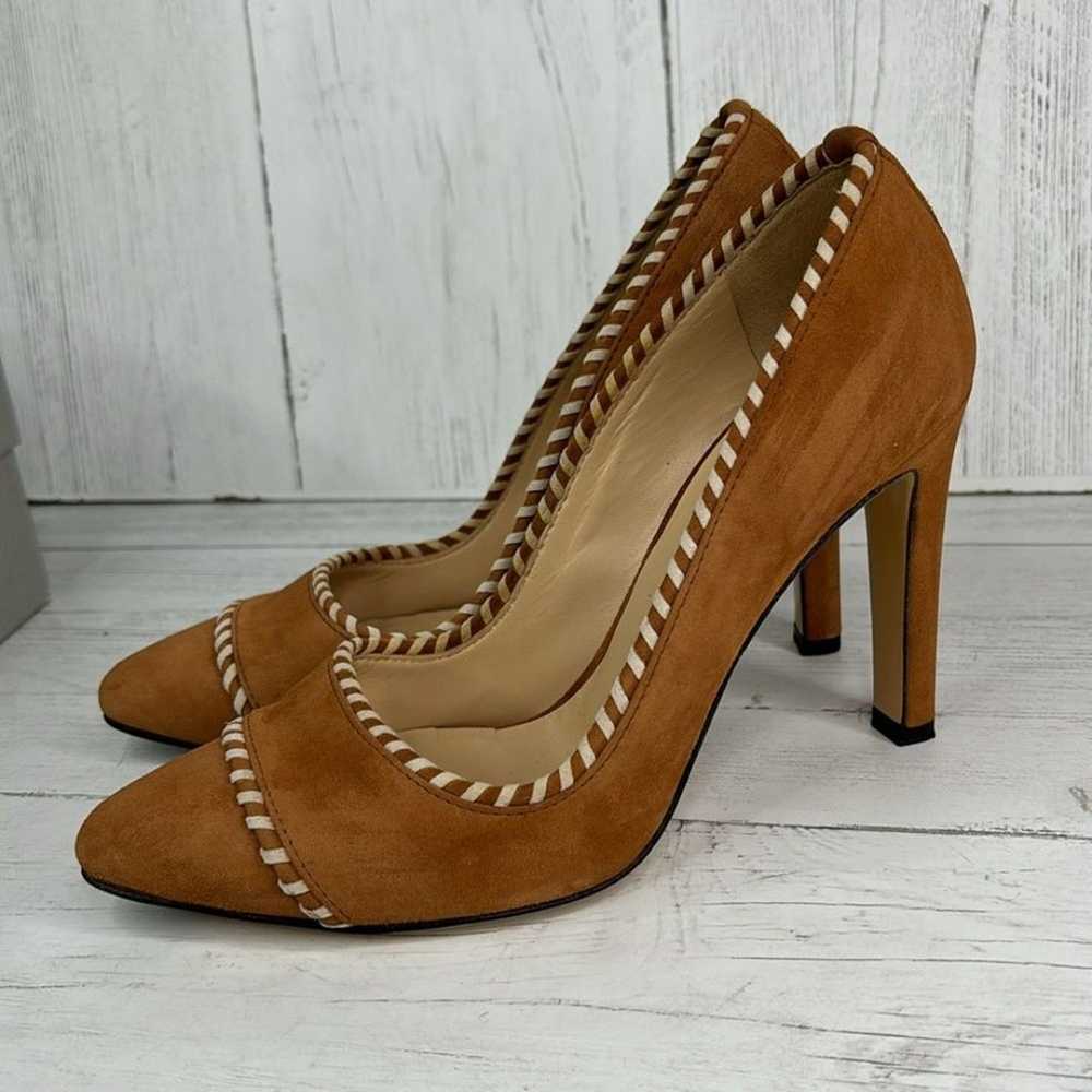 MaxMara Brown Suede Leather Pumps Heels in Womens… - image 9