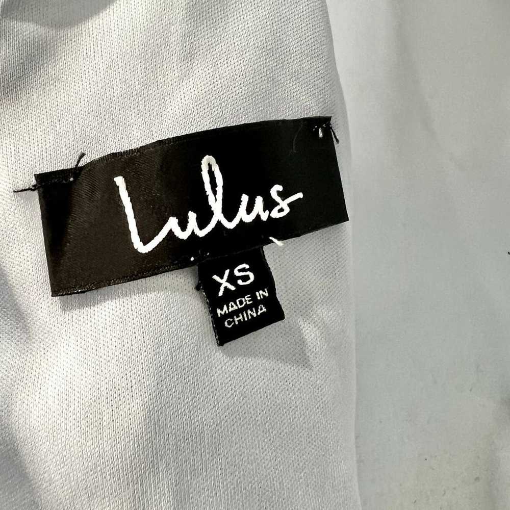 Lulus Light Grey Crochet Lace Mini Shift Sheath S… - image 8