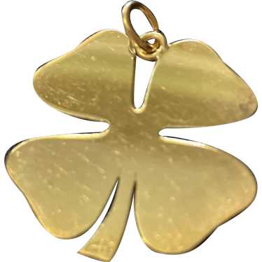 4 Leaf Clover Charm 14K Gold
