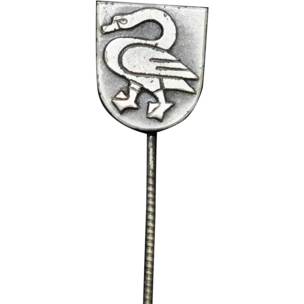 Swiss Huguenin le Locle Swann Shield Stick / Lape… - image 1