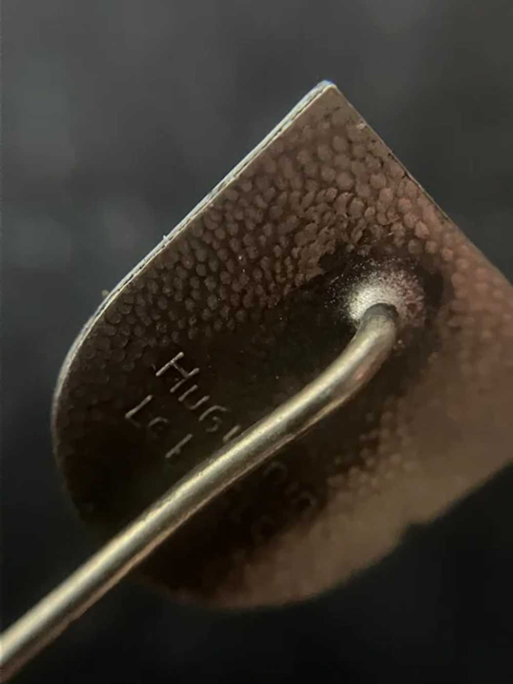 Swiss Huguenin le Locle Swann Shield Stick / Lape… - image 5