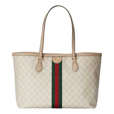Gucci Ophidia GG patent leather tote