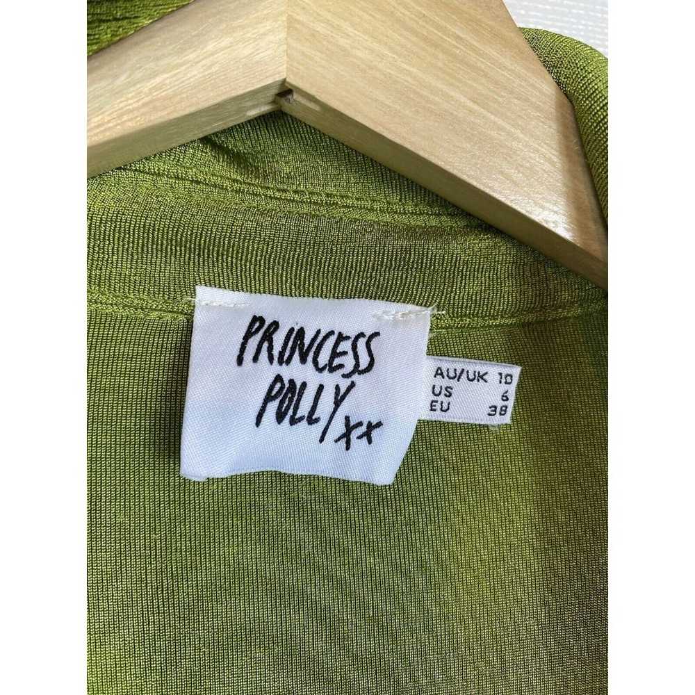 Princess Polly Dress Sz 6 Mini Wrap Long Sleeve M… - image 5