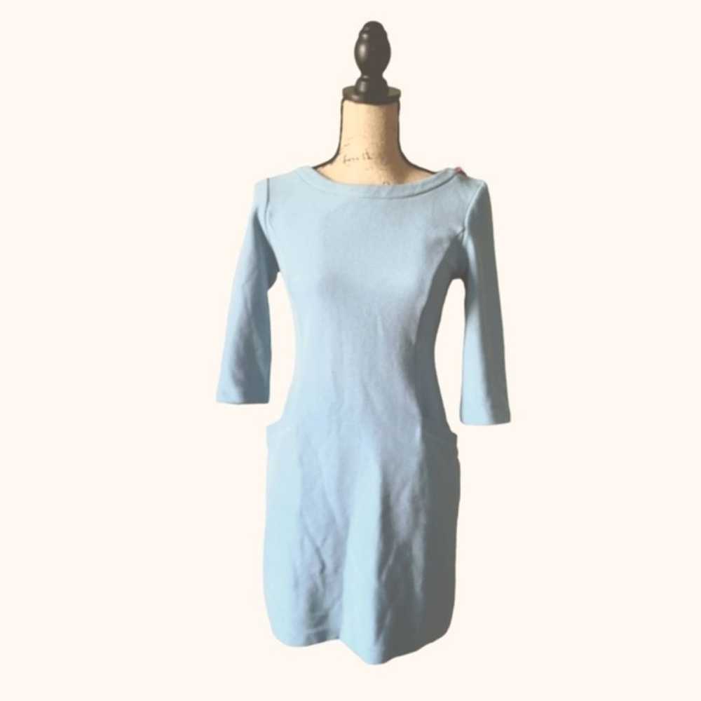 NEW Boden Jasmine Ottoman Powder Blue Dress Size 4 - image 3