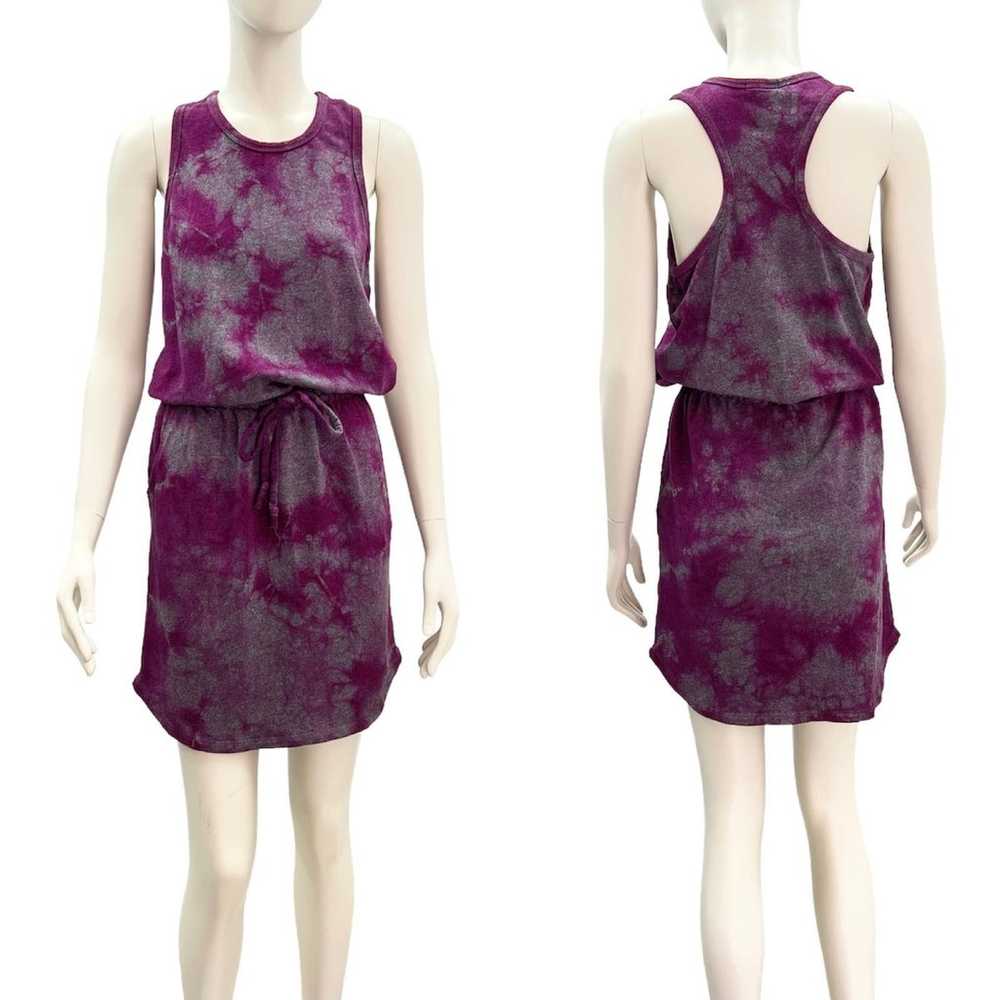 Sundry for Evereve Drawstring Tie Dye Tank Dress … - image 1