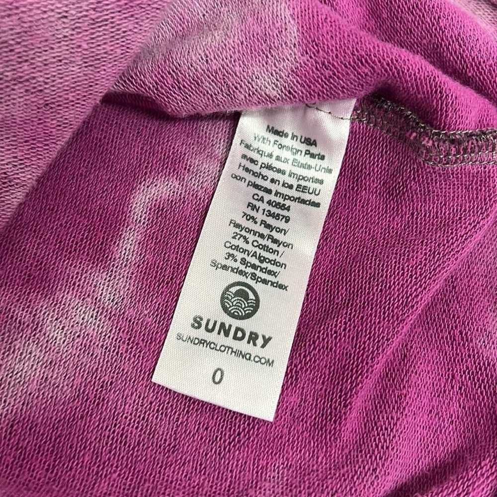 Sundry for Evereve Drawstring Tie Dye Tank Dress … - image 3