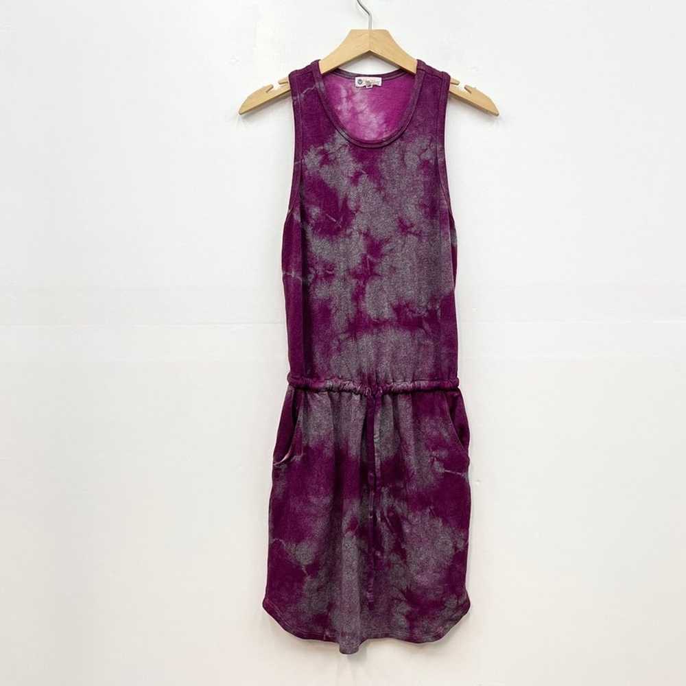 Sundry for Evereve Drawstring Tie Dye Tank Dress … - image 4