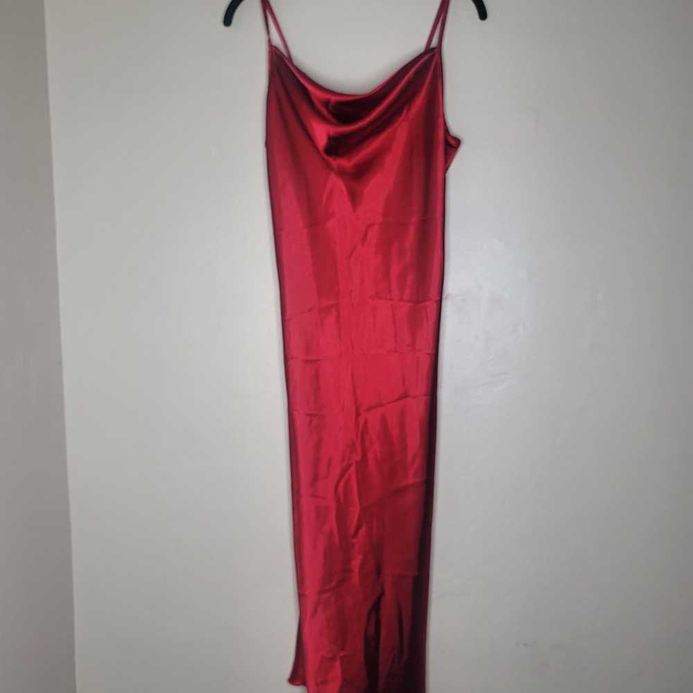Bebe red slip dress - image 1