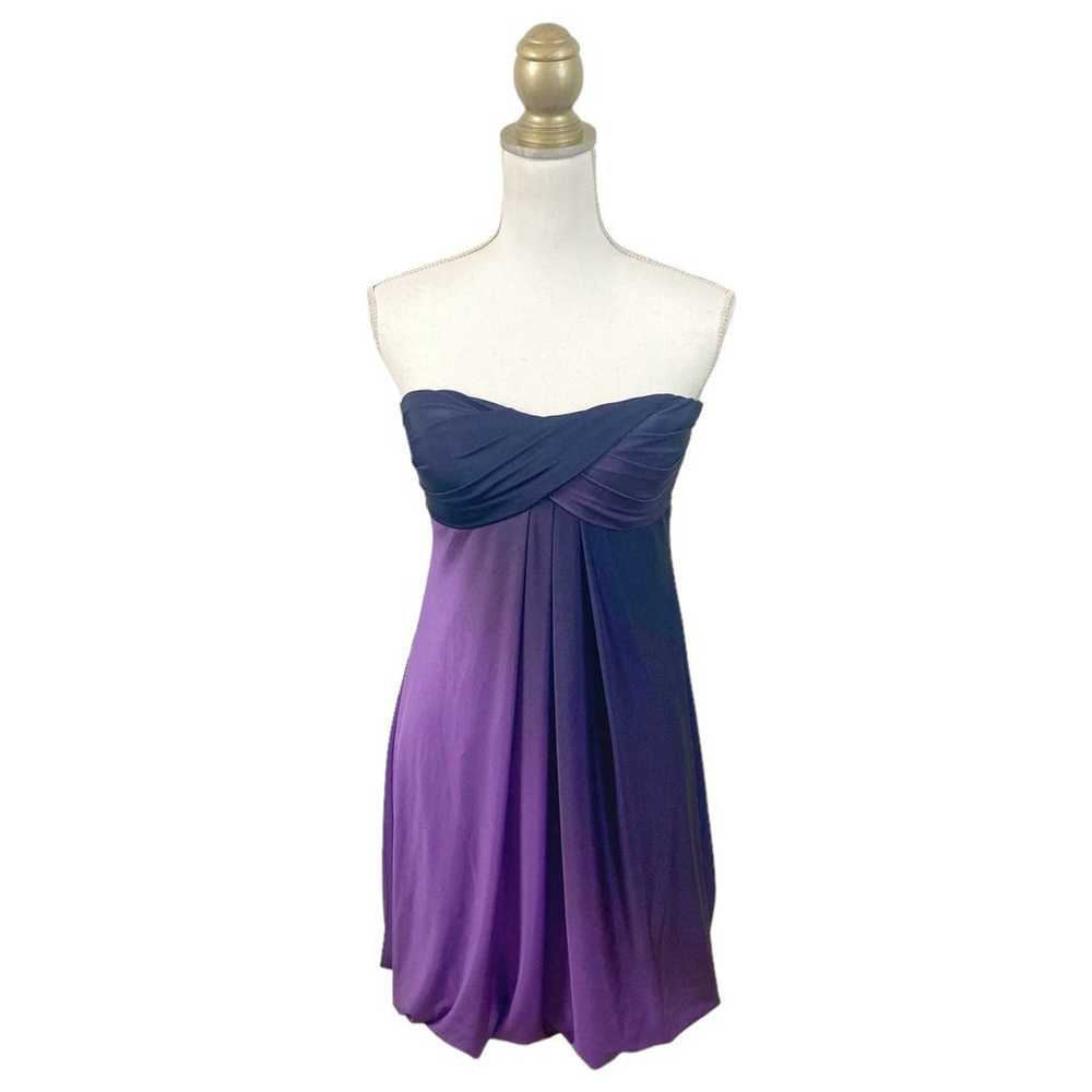 Xscape Y2K Twist Bodice Bubble Hem Mini Dress - P… - image 1