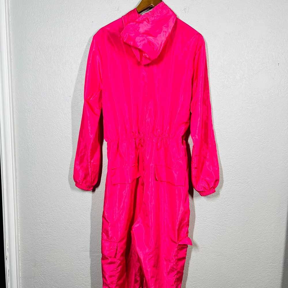Barbie Pink Jumpsuit Full Zip Hot Pink Pockets Ho… - image 11