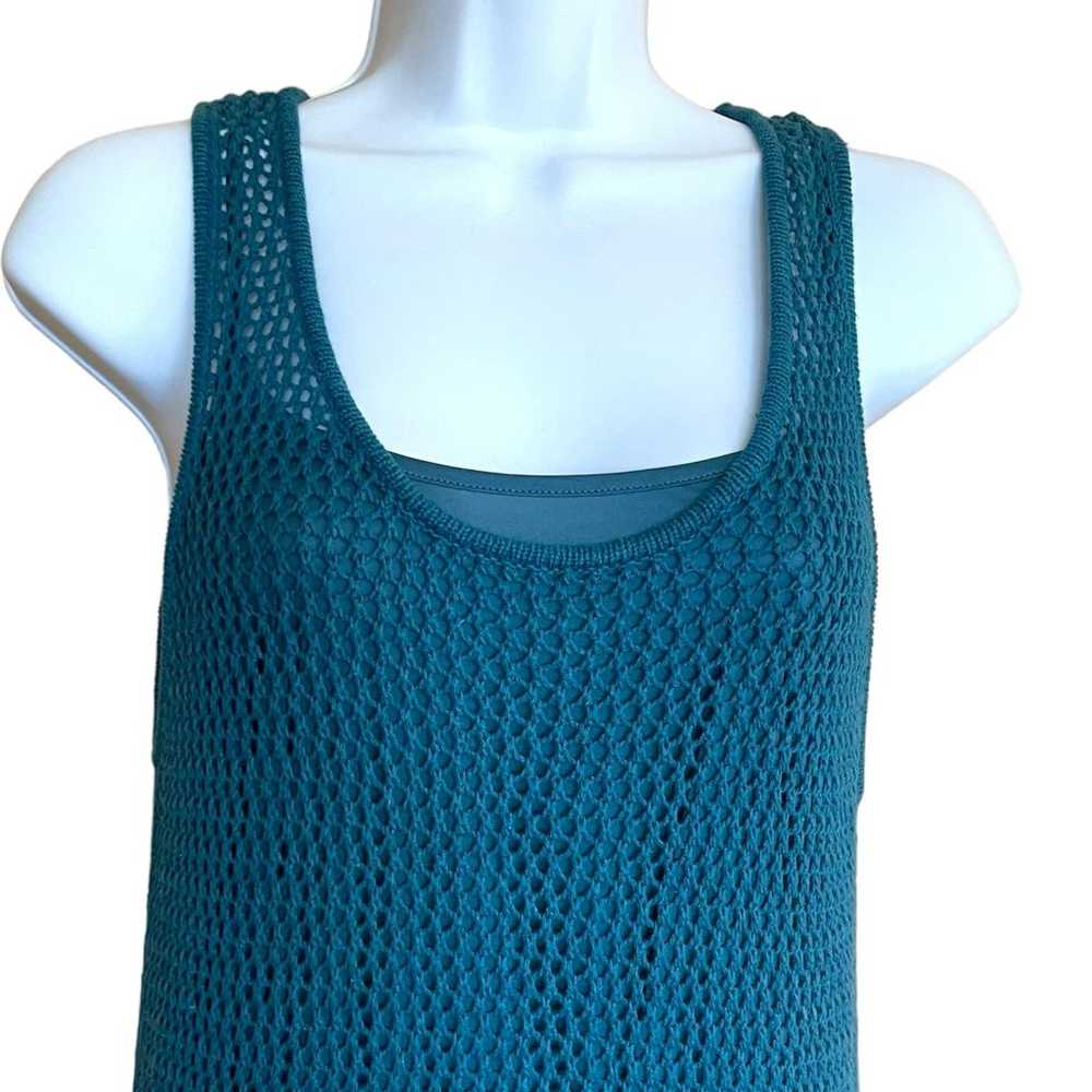 Tommy Bahama Beachy Blue and Teal Crochet Fully L… - image 3