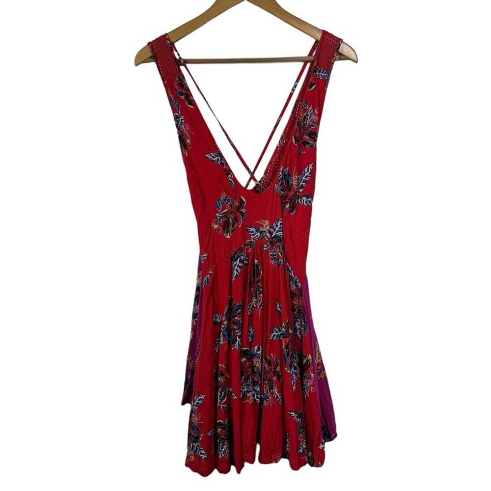 Free People Thought I Was Dreaming Boho Mini Dres… - image 3