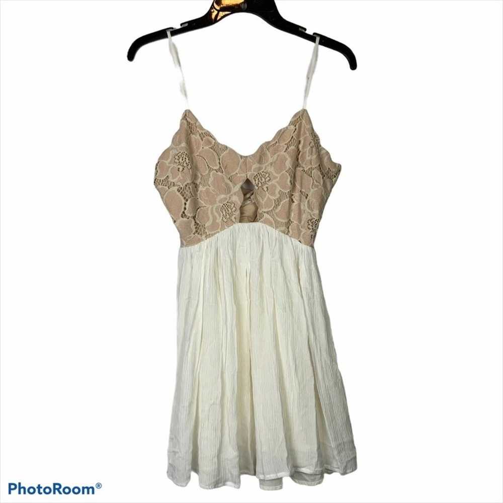 Tularosa x Revolve Bryce White Lace Mini Dress Si… - image 2