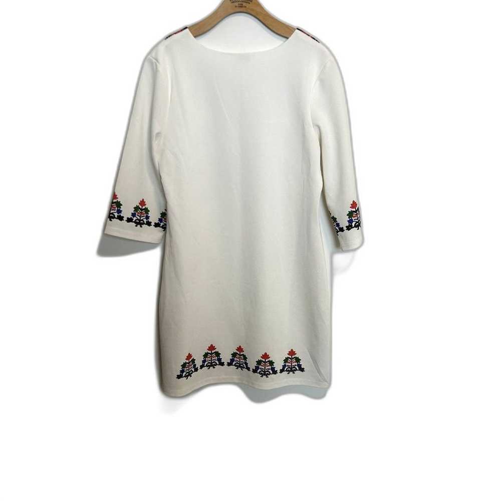 Aryeh Womens Sheath Short Dress White Printed Siz… - image 10