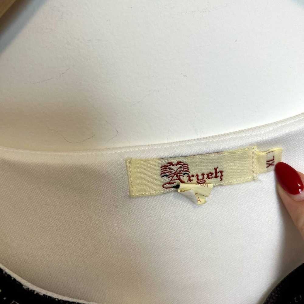 Aryeh Womens Sheath Short Dress White Printed Siz… - image 3