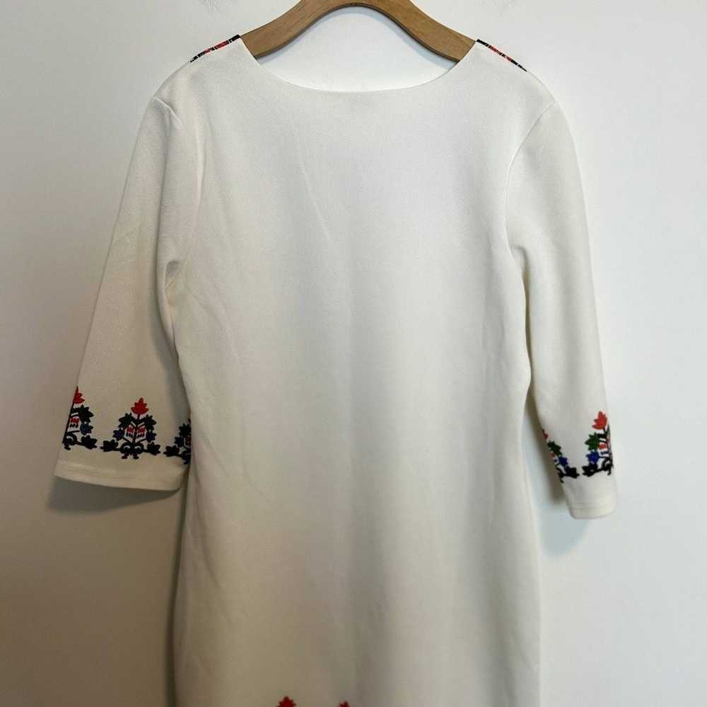 Aryeh Womens Sheath Short Dress White Printed Siz… - image 6