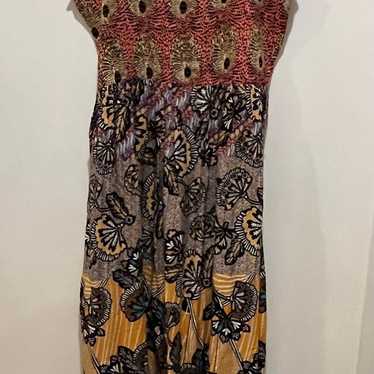 Anthropologie Jamila Smocked Long Maxi Dress - Wo… - image 1