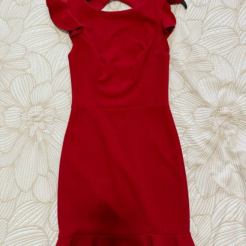 B.DARLIN Red Mini Dress (Size : 0) - image 1