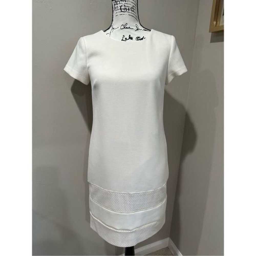 Ann Taylor Sheath White Dress 2 - image 2