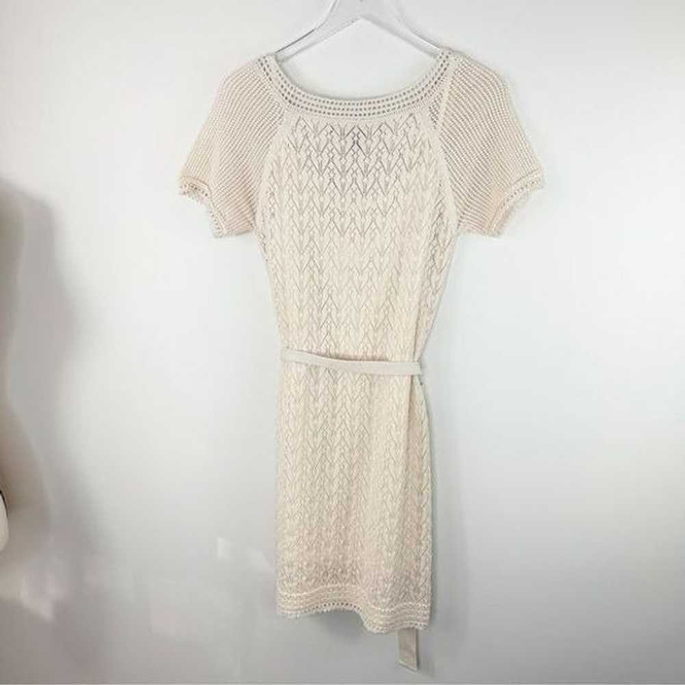 French Connection Crochet Open Knit short Sleeve … - image 2
