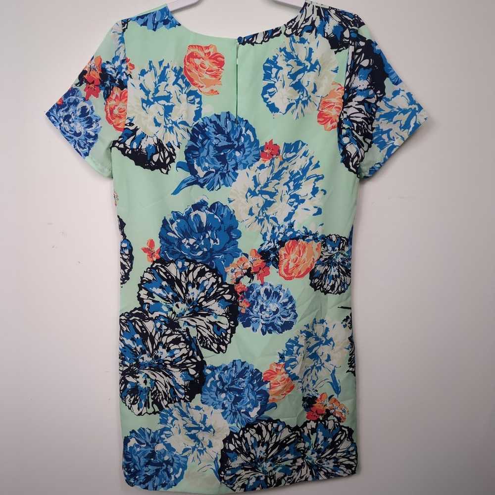 J. Crew floral mint midi slip dress with keyhole … - image 5