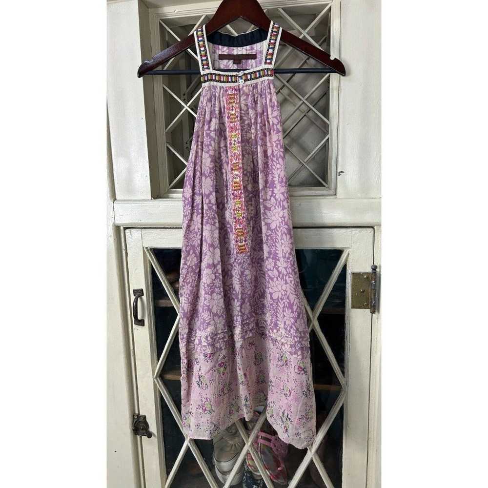 Anthropologie A Common Thread Dress Size S Silk B… - image 2