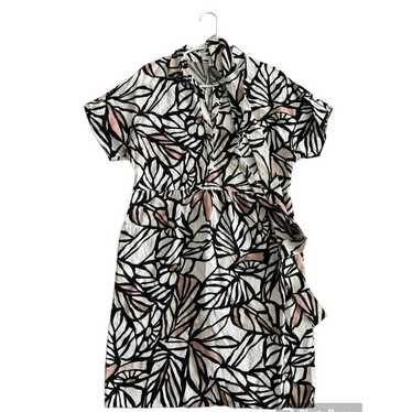Hugo Boss Canvas Print Holera Dress, Size 8 NWOT … - image 1