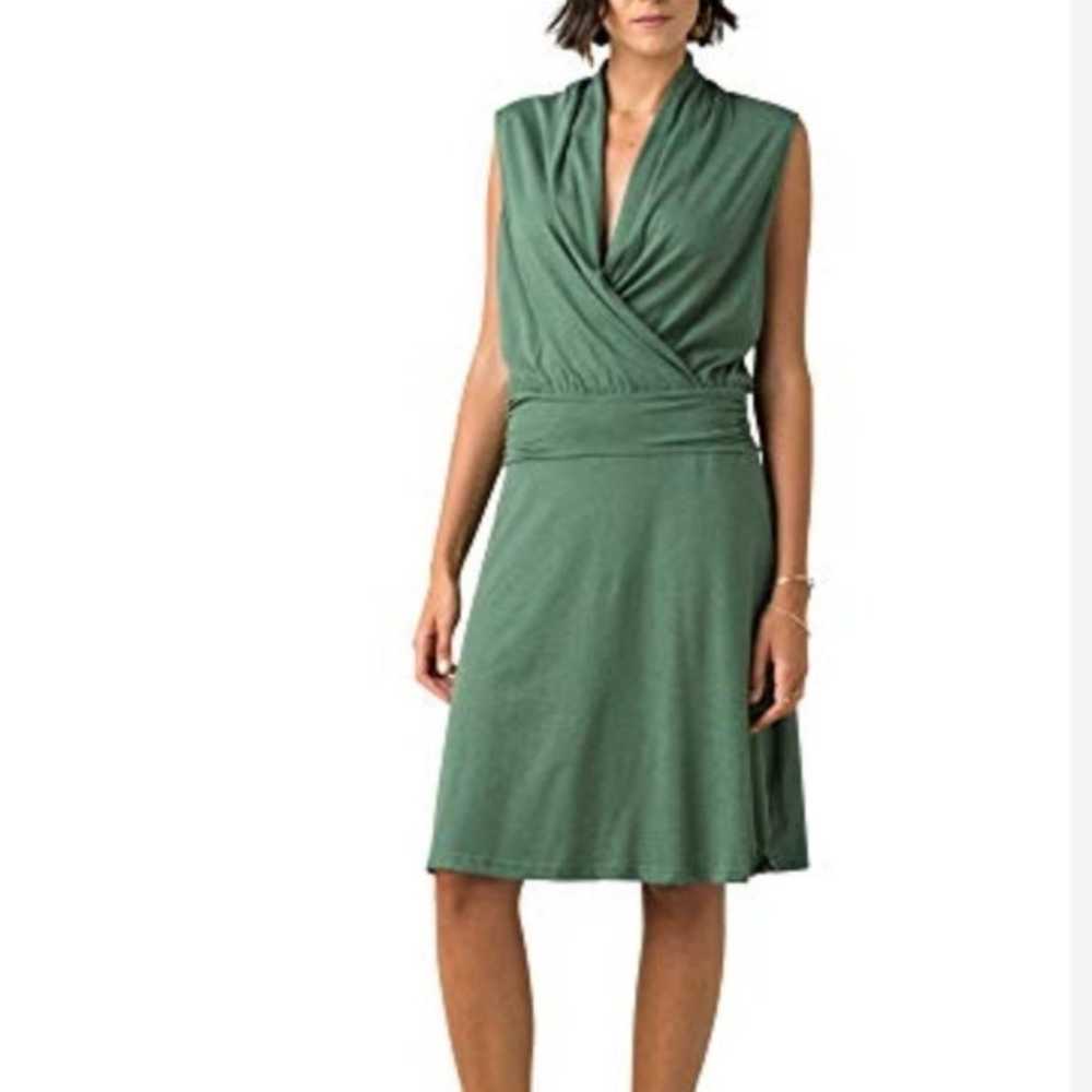 Prana Corissa Dress Organic Cotton Blend Sleevele… - image 1