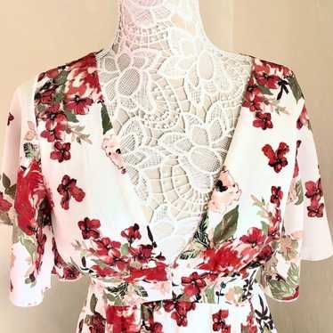 Summer floral print dress  / Summer dress