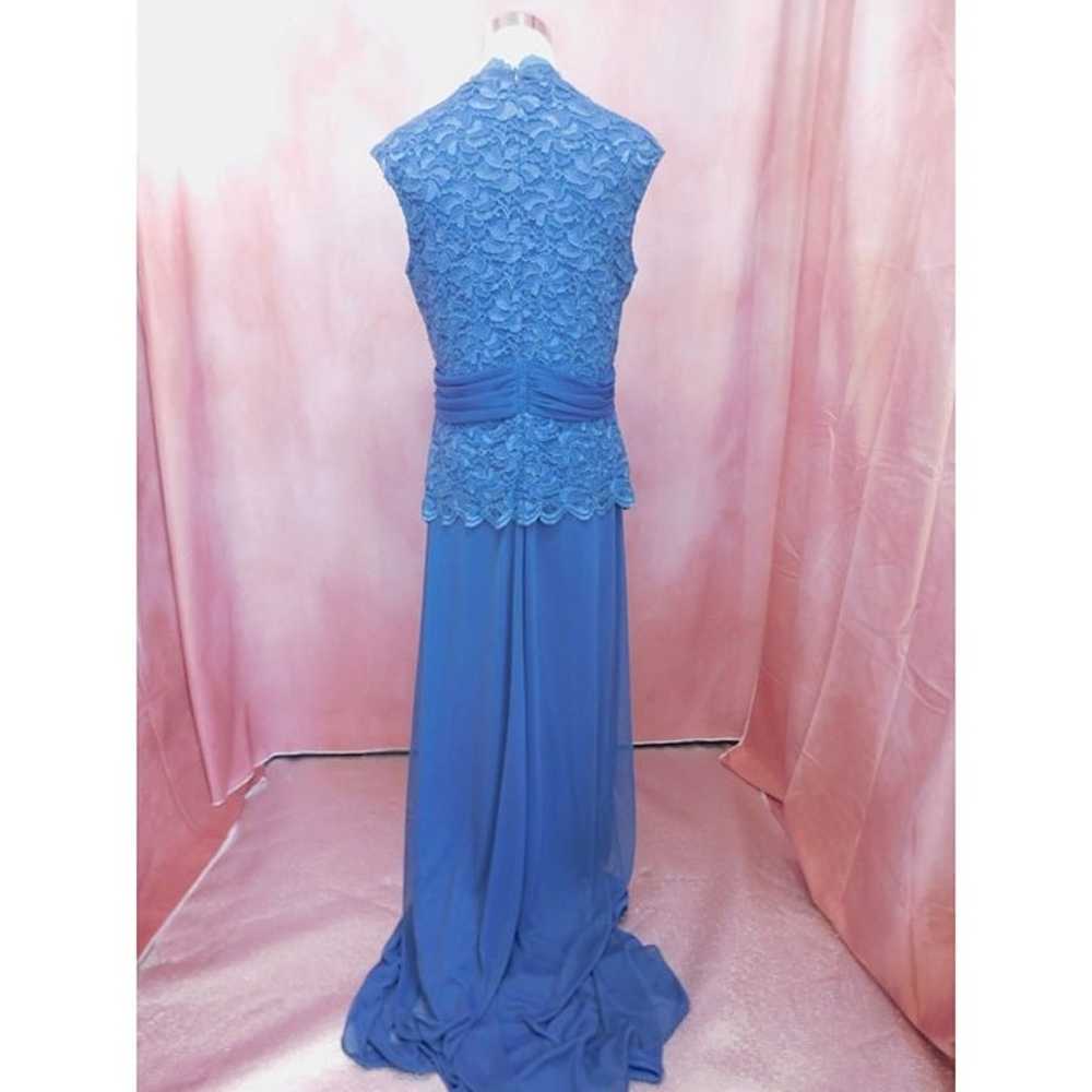 Blu Sage Formal Evening Gown Dress Women 8 Blue L… - image 8