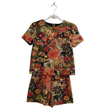 Zara Romper Womens XS 70s Y2K Collection Floral P… - image 1