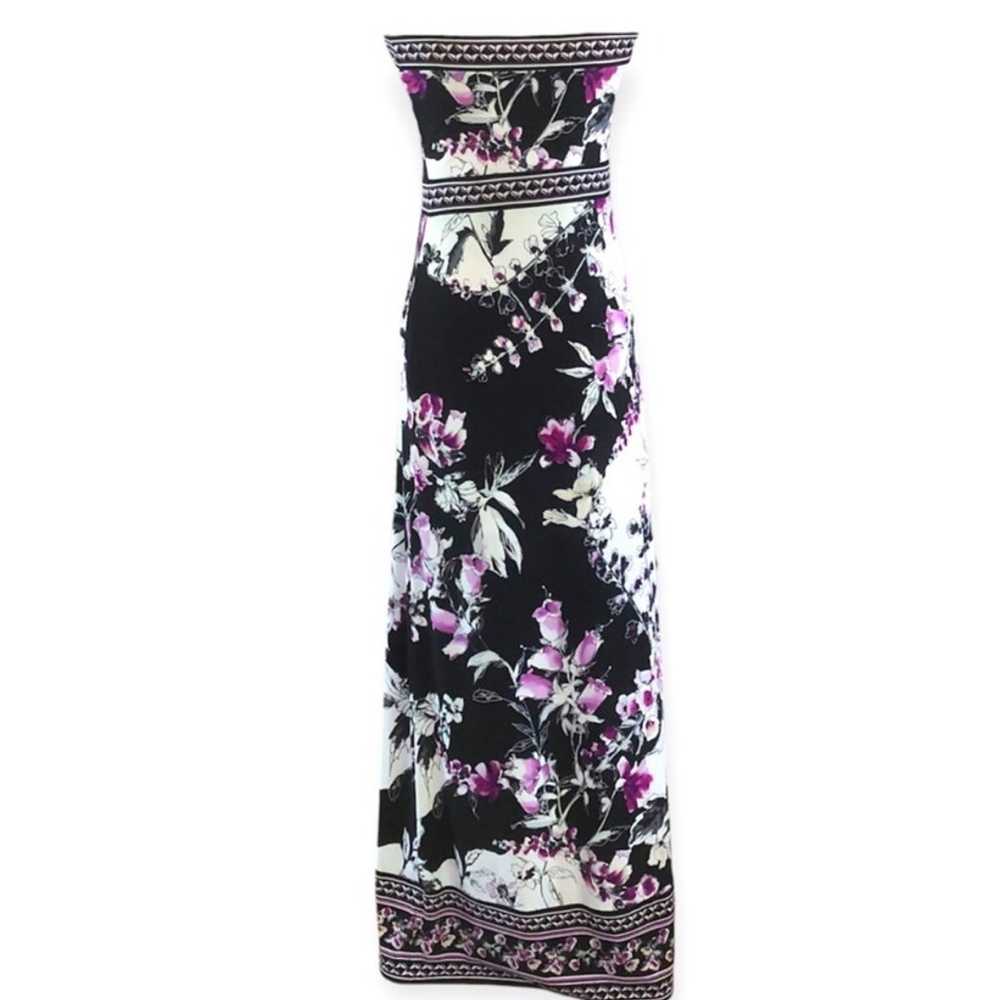 Whbm Floral Strapless Beautiful Maxi Dress - image 2