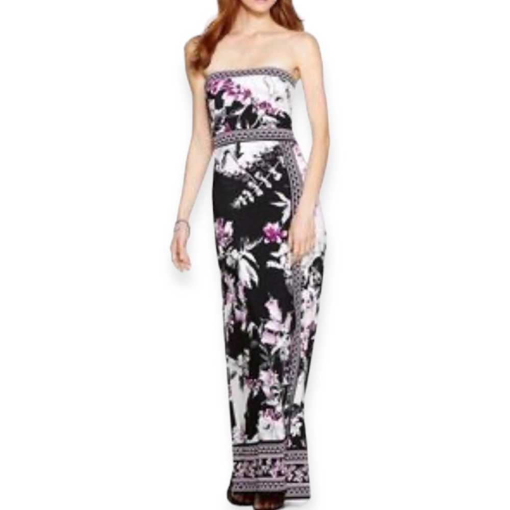 Whbm Floral Strapless Beautiful Maxi Dress - image 5