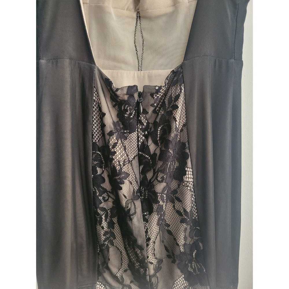 Bebe Andie black beige lingerie dress Size M - image 4
