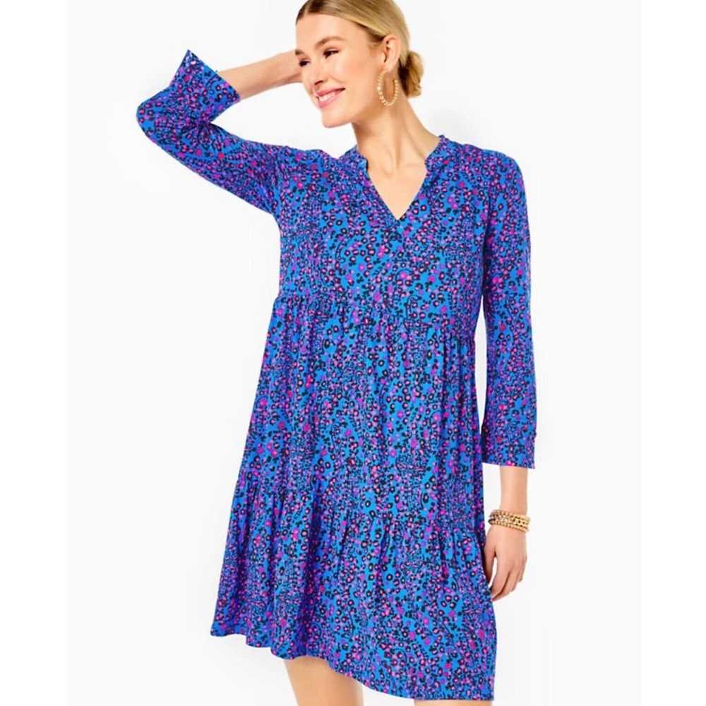Lilly Pulitzer Alaina Size Large 3/4 Sleeve Dress… - image 2