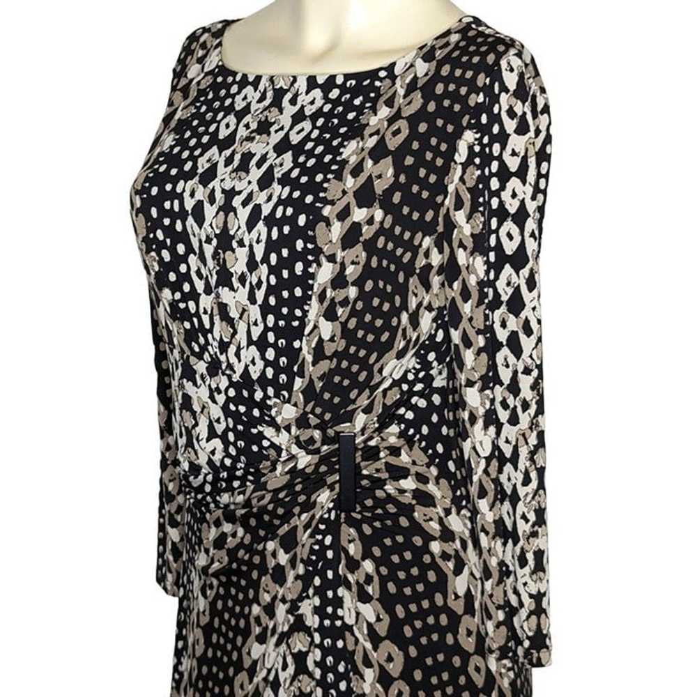 Gina Bacconi Faux Wrap Fitted Long Sleeve Lined C… - image 8