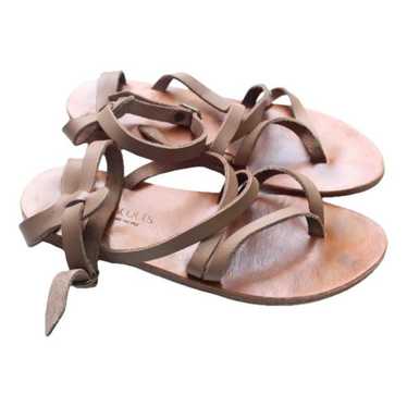 K Jacques Leather sandal