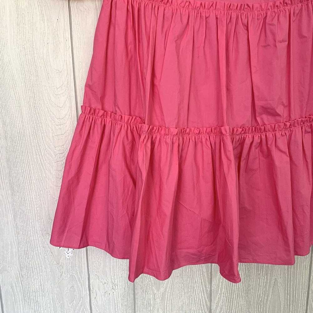 English Factory Pink Short Sleeve V-Neck Layered … - image 3