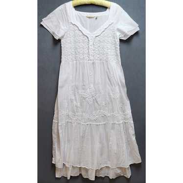 Soft Surroundings White Large Maxi Dress Goddess … - image 1