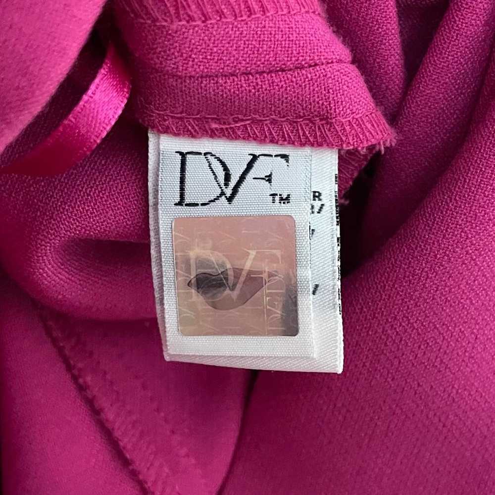 Diane Von Furstenberg Dress Womens Size 6 Pink Mi… - image 11