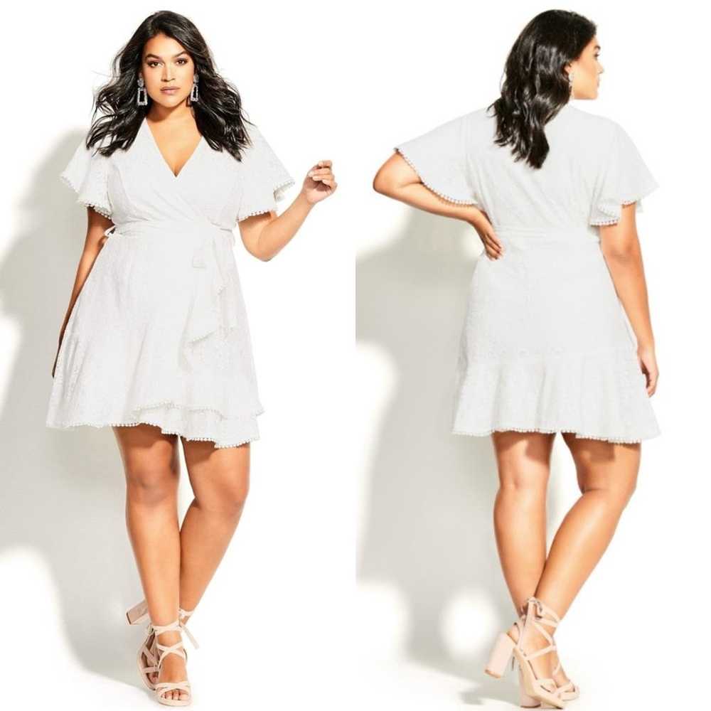 New City Chic Plus Size Ivory Sweet Love Lace Dre… - image 2